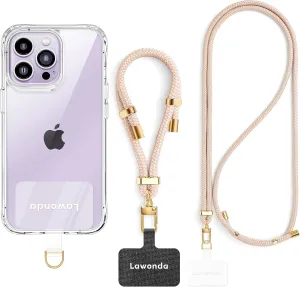 2 Pads Phone Lanyard Adjustable Crossbody Cell Phone Neck Strap Universal Mobile Phone Wrist Lanyard   2pcs Cellphone Patch Tether Tab for Travel Essentials Lemonade Pink