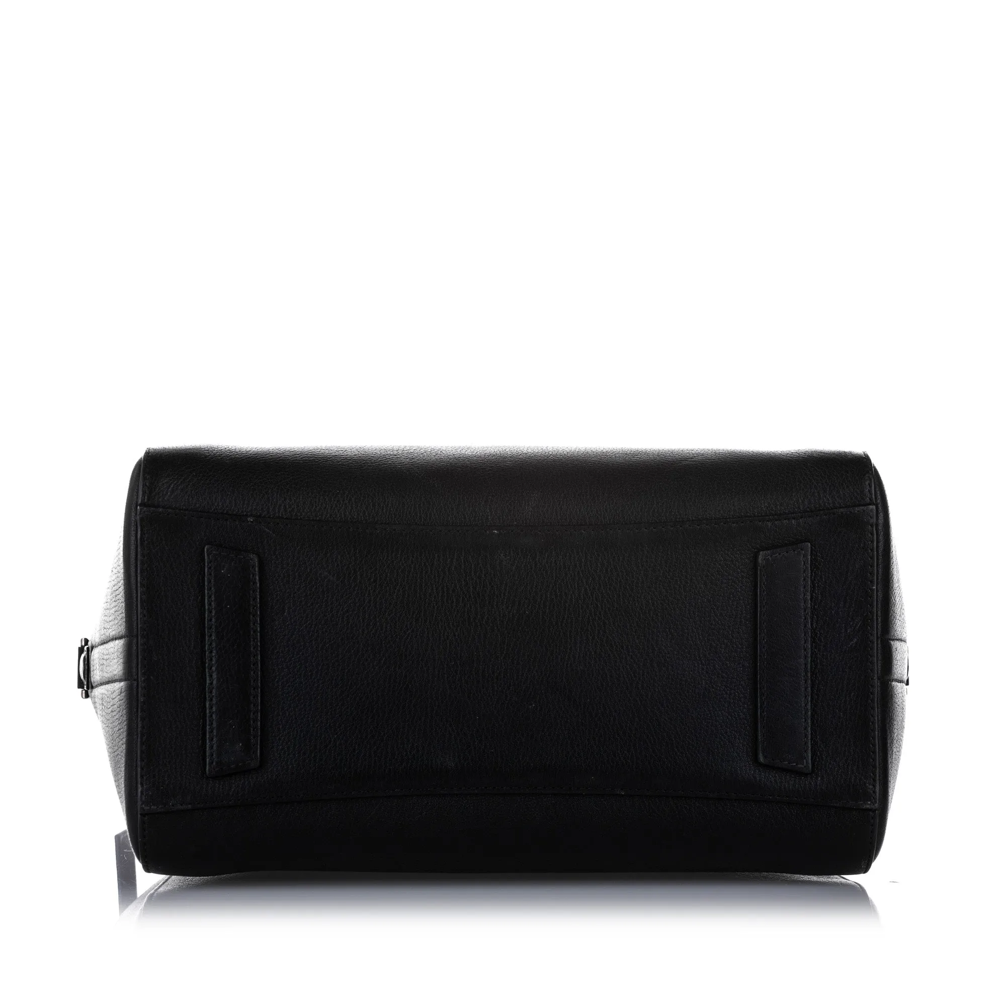 Antigona Medium Leather Satchel Black