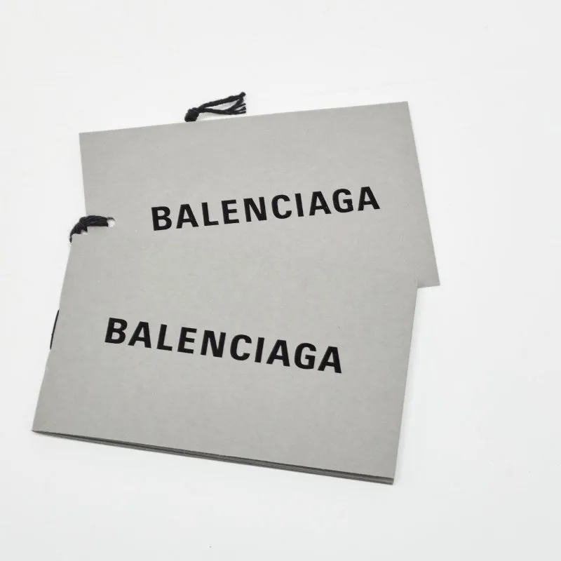 BALENCIAGA Black Leather Le Cagole Wristlet Pouch