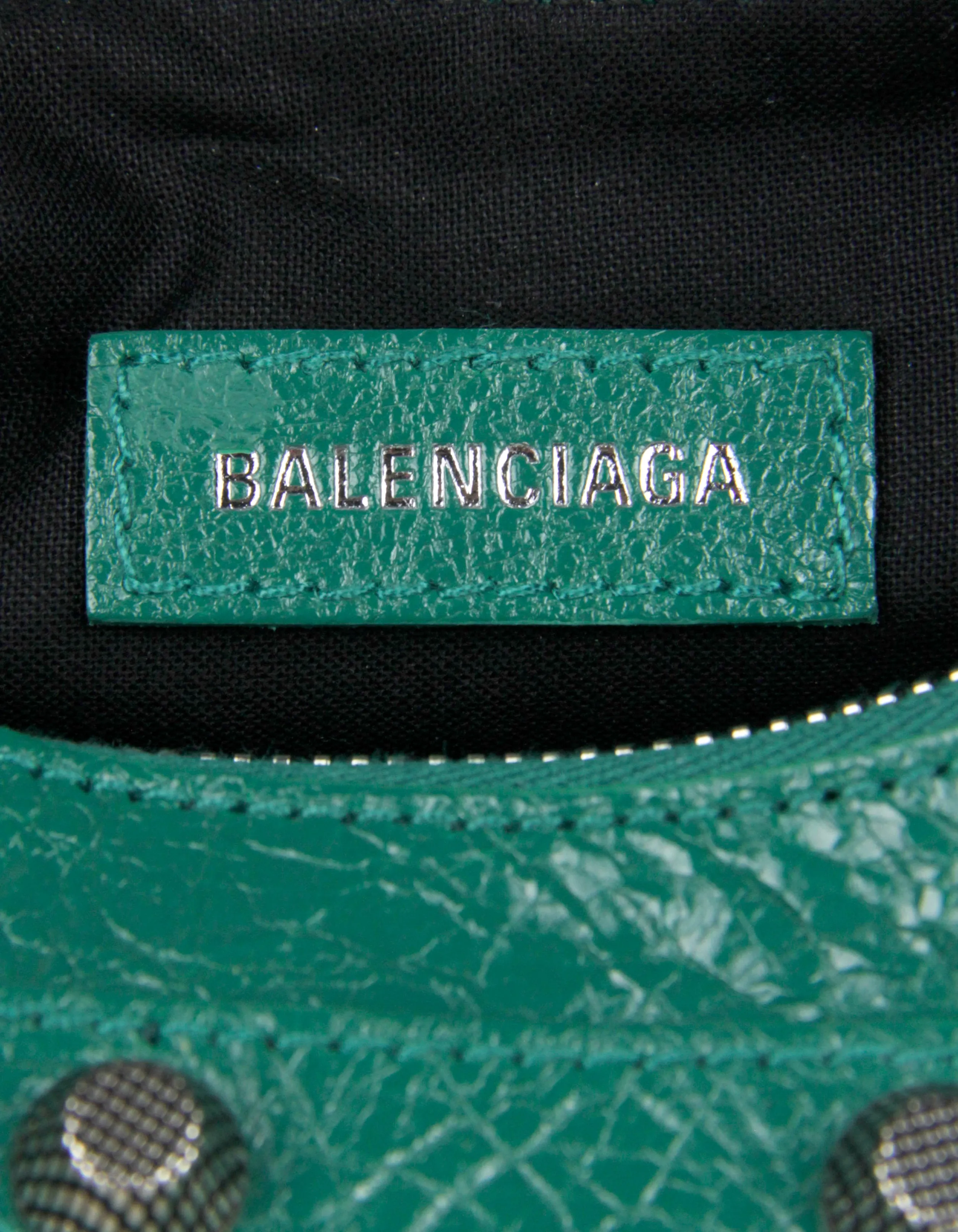 Balenciaga Green Arena Le Cagole XS Shoulder Bag