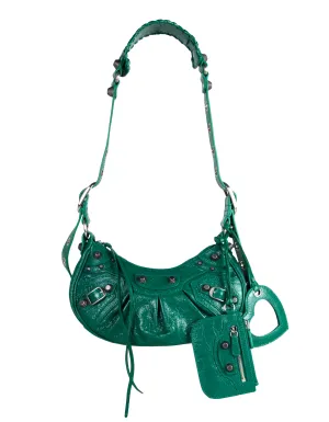 Balenciaga Green Arena Le Cagole XS Shoulder Bag