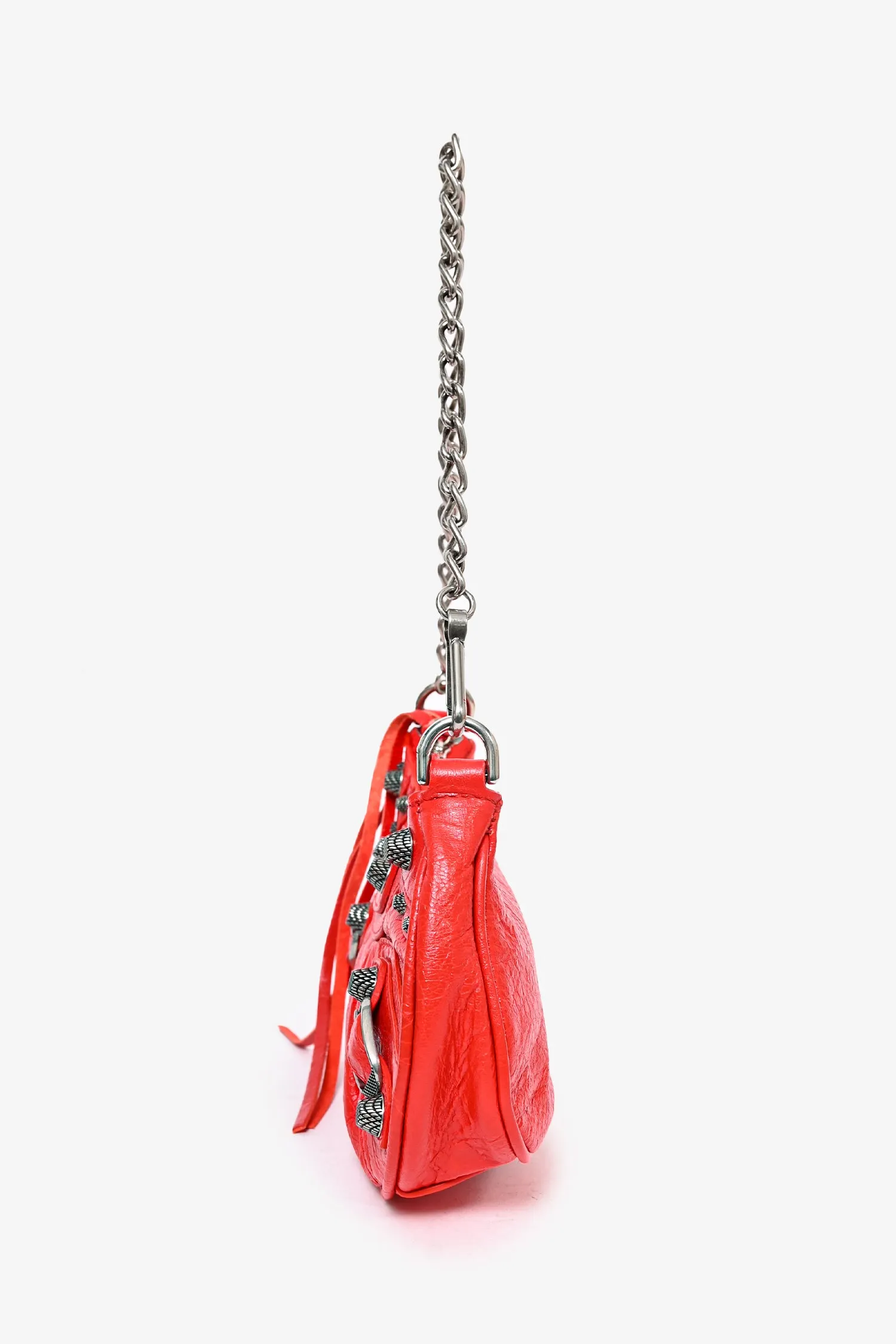 Balenciaga Red Leather Le Cagole Mini