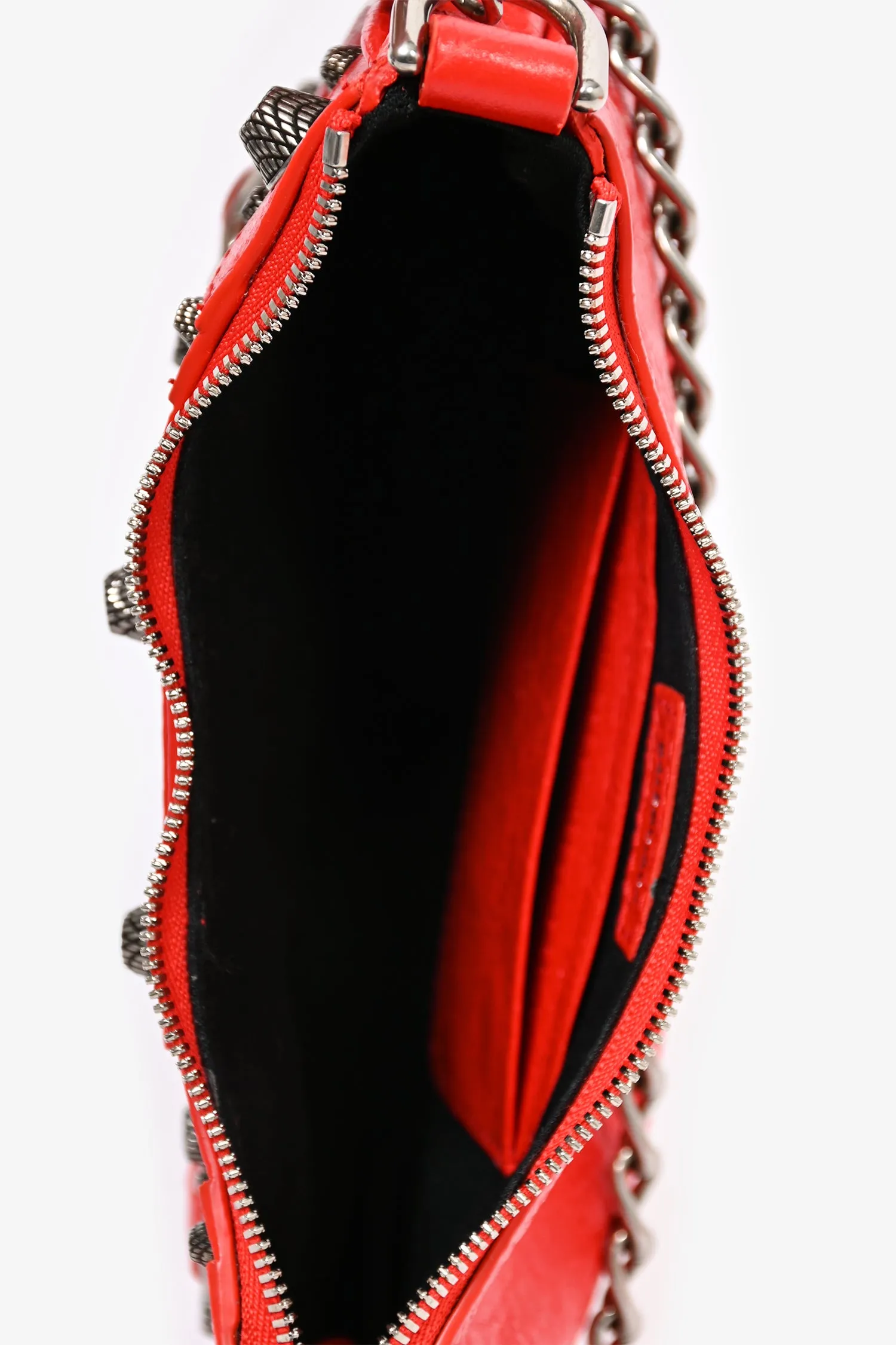 Balenciaga Red Leather Le Cagole Mini