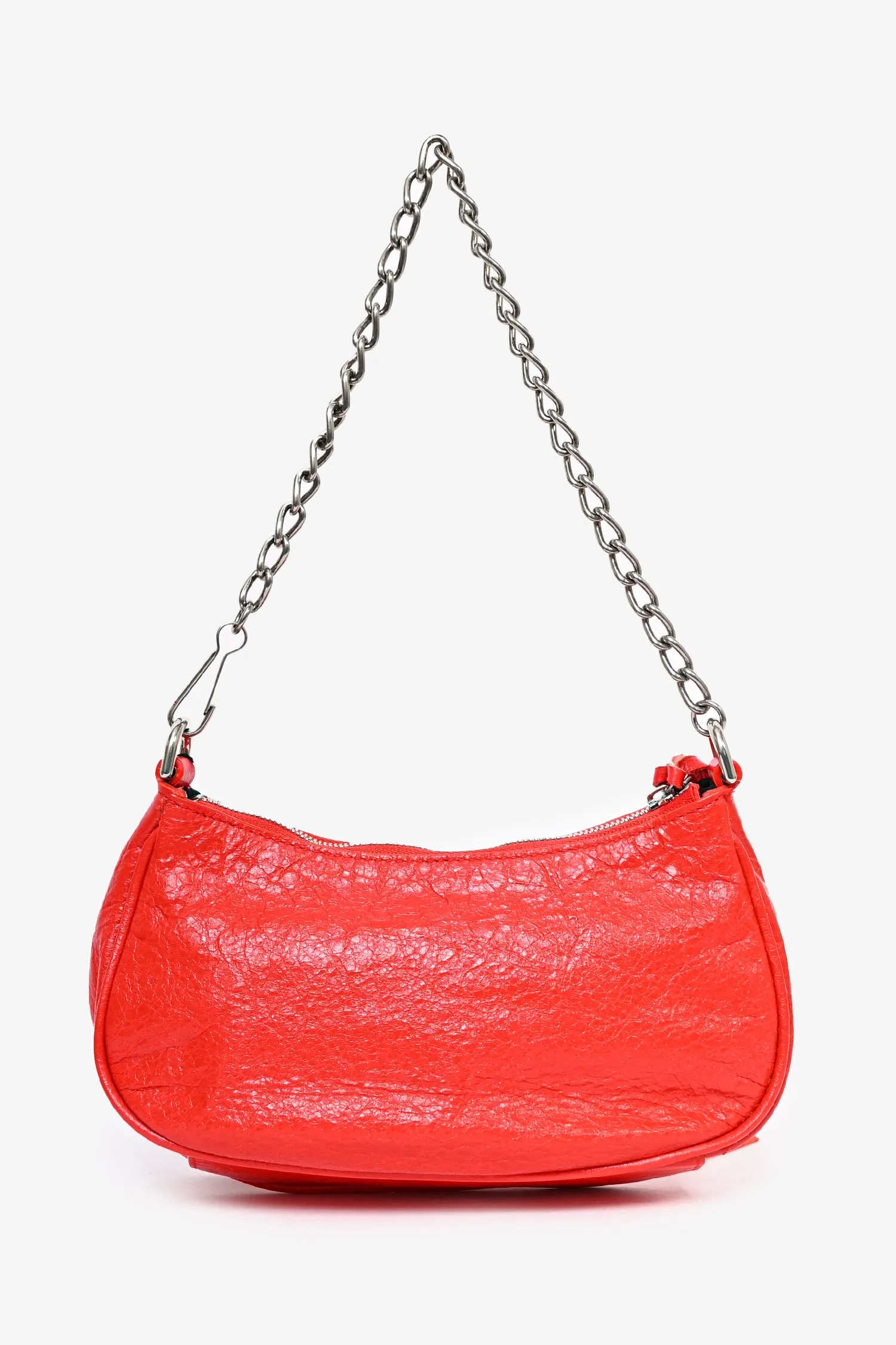 Balenciaga Red Leather Le Cagole Mini