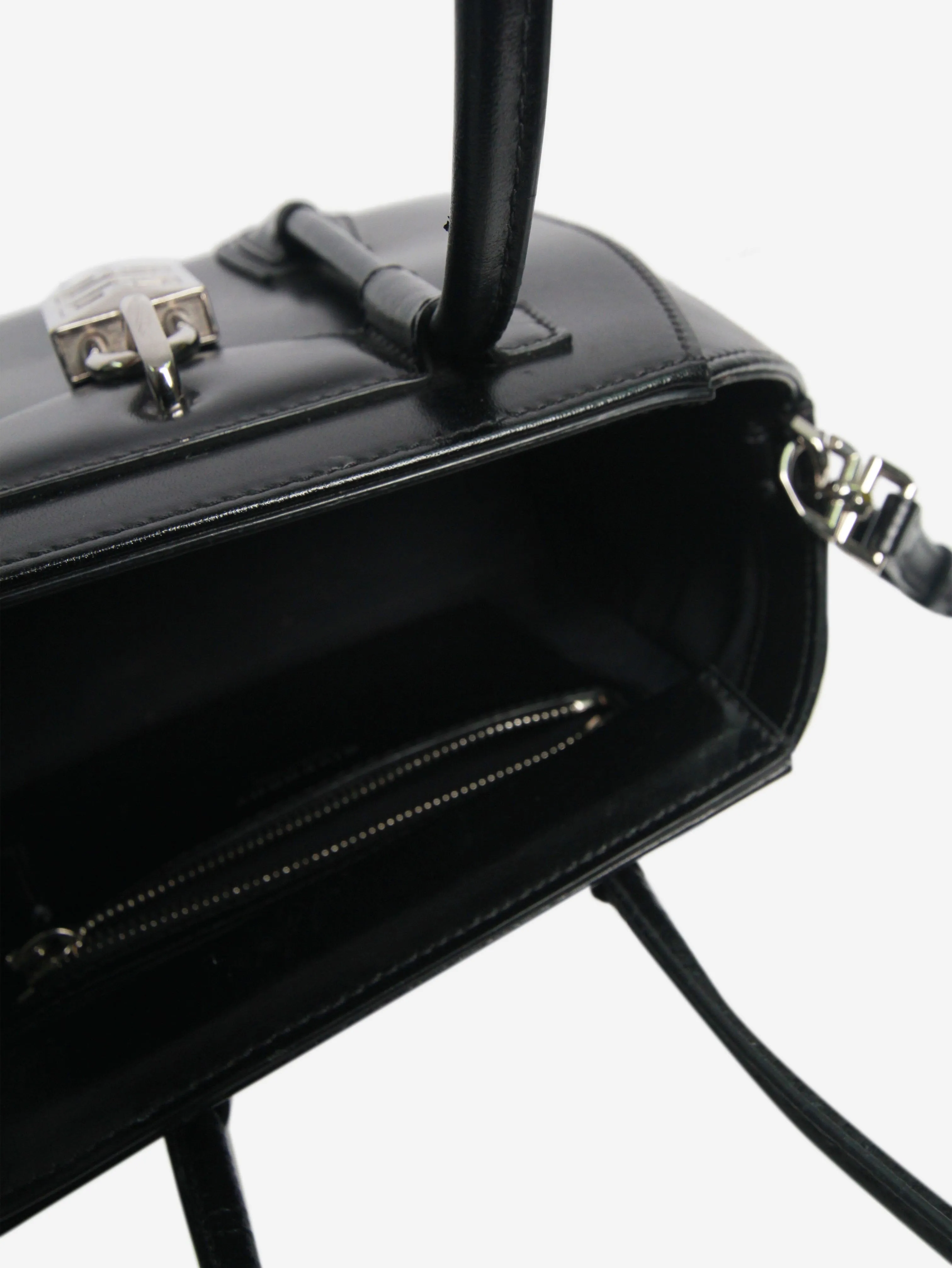 Black Antigona leather mini bag