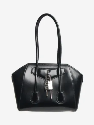 Black Antigona leather mini bag