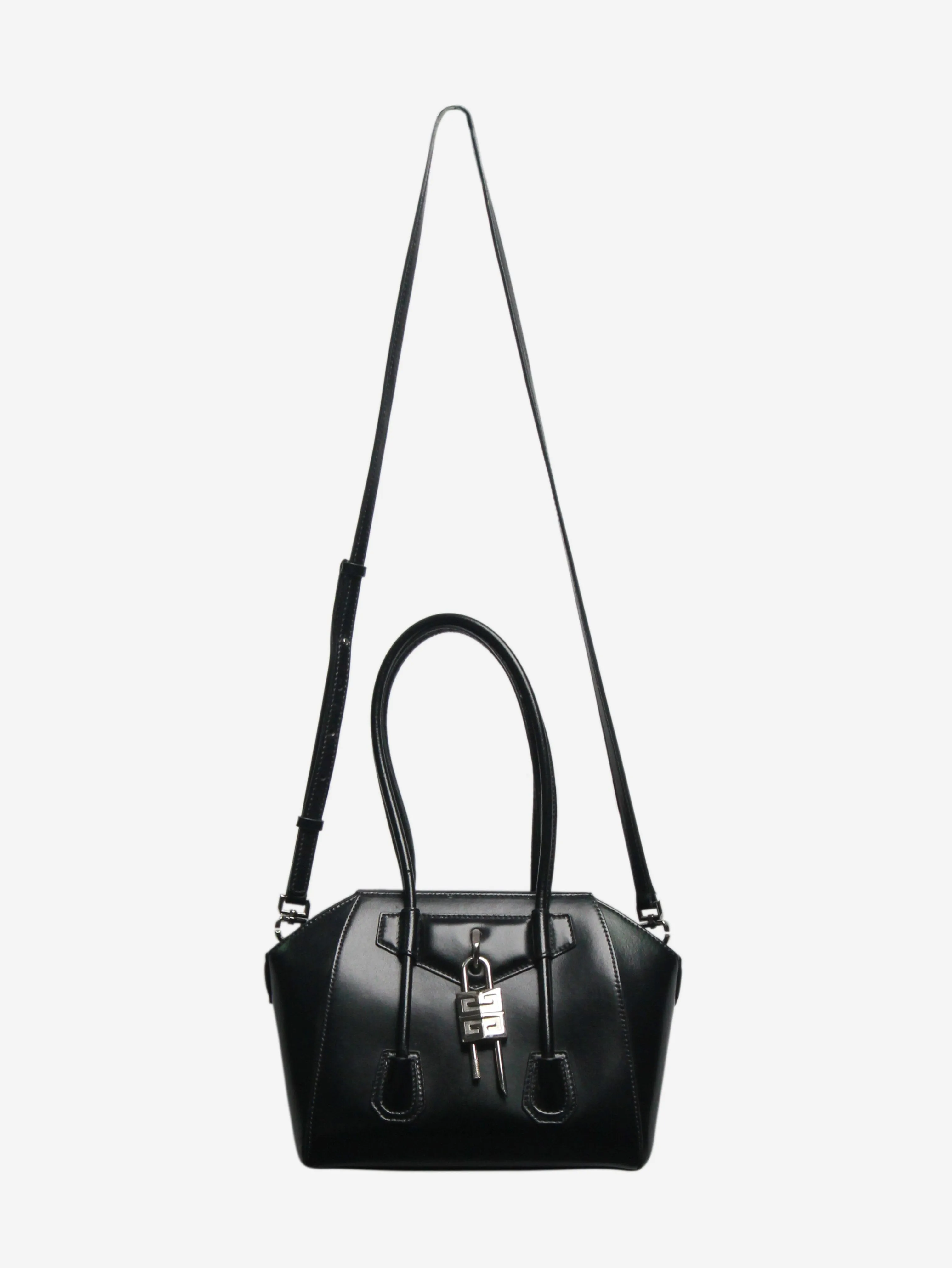 Black Antigona leather mini bag