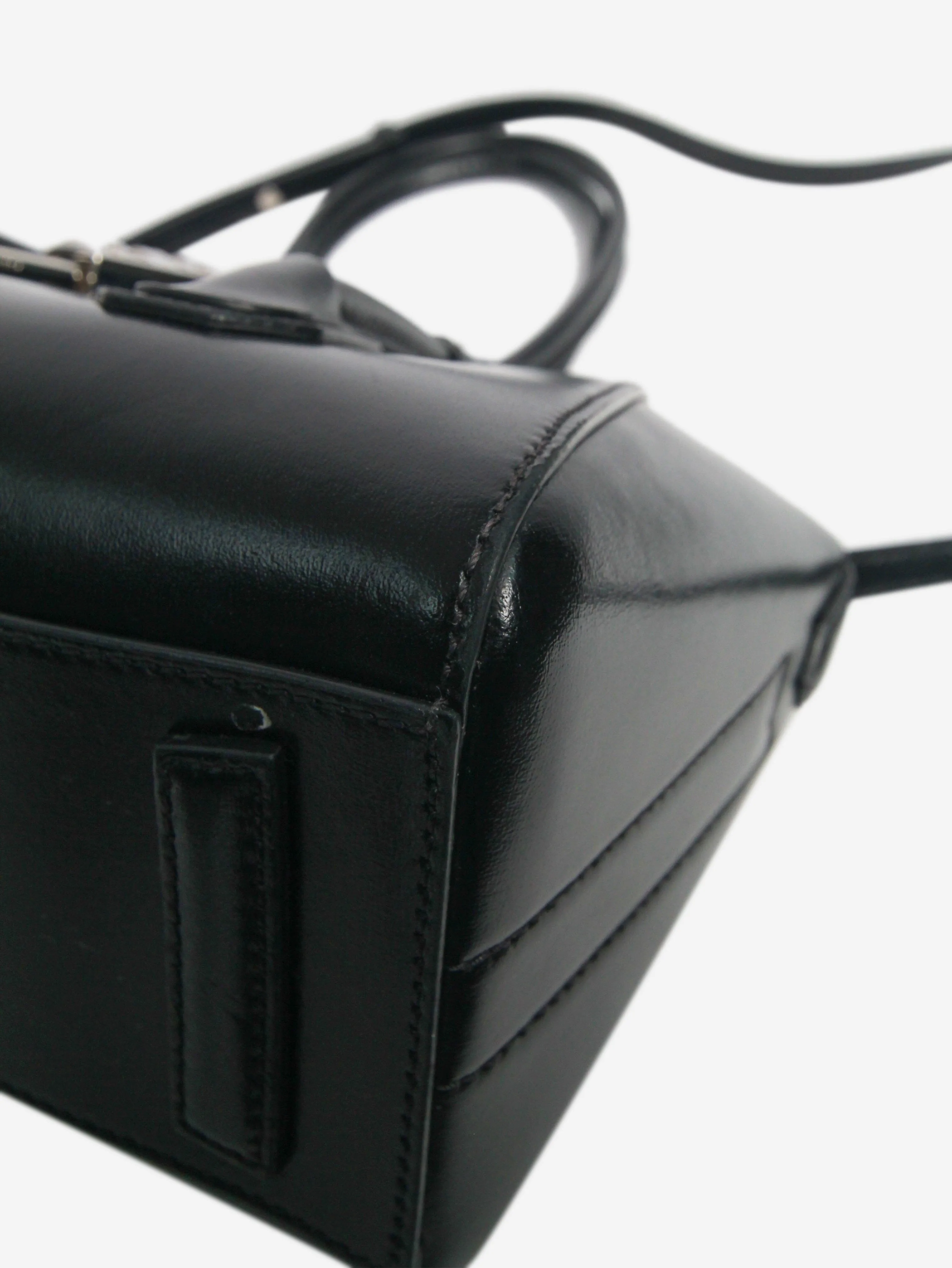 Black Antigona leather mini bag
