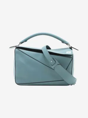 Blue Puzzle bag
