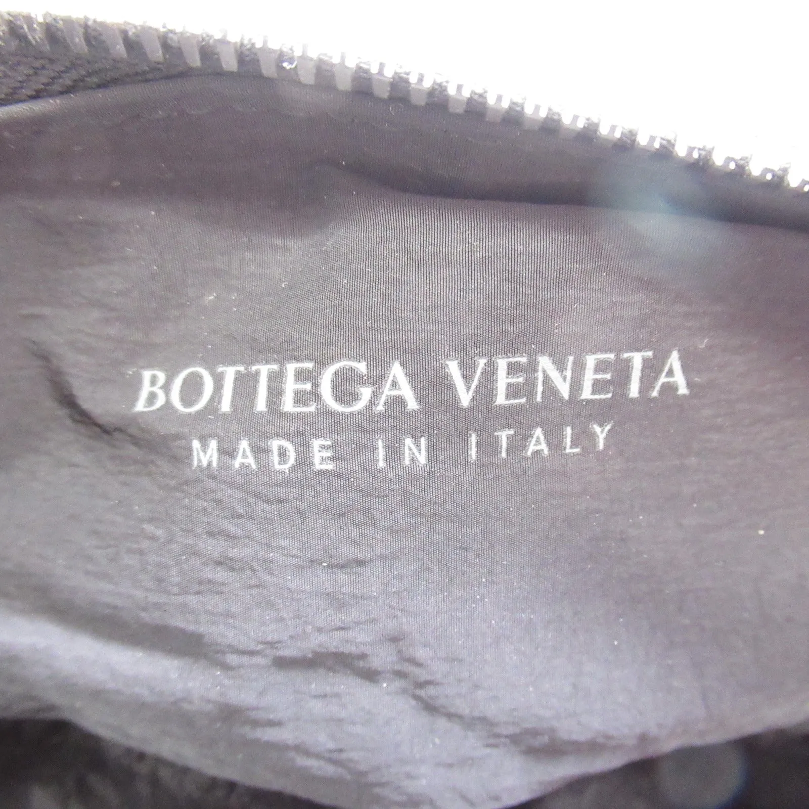 Bottega Veneta Polyester Bum Bag Cassette Black