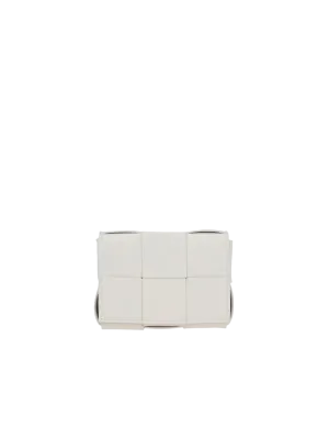 Cassette Intrecciato Leather Crossbody Bag