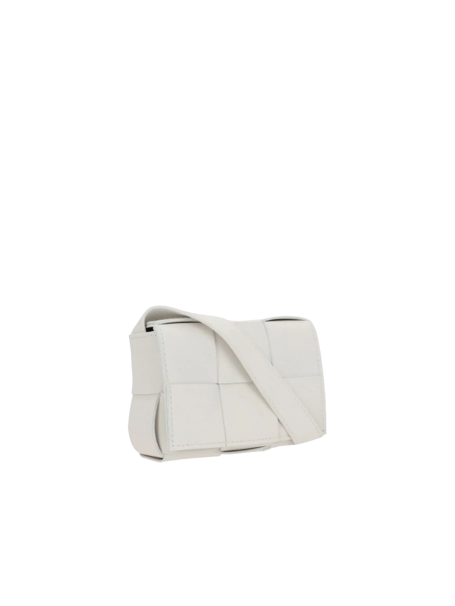 Cassette Intrecciato Leather Crossbody Bag