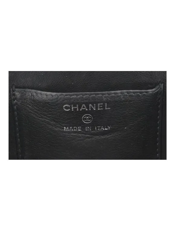 Chanel Black Perspex Lucite Minaudiere Clutch / Chain Wristlet Collectors