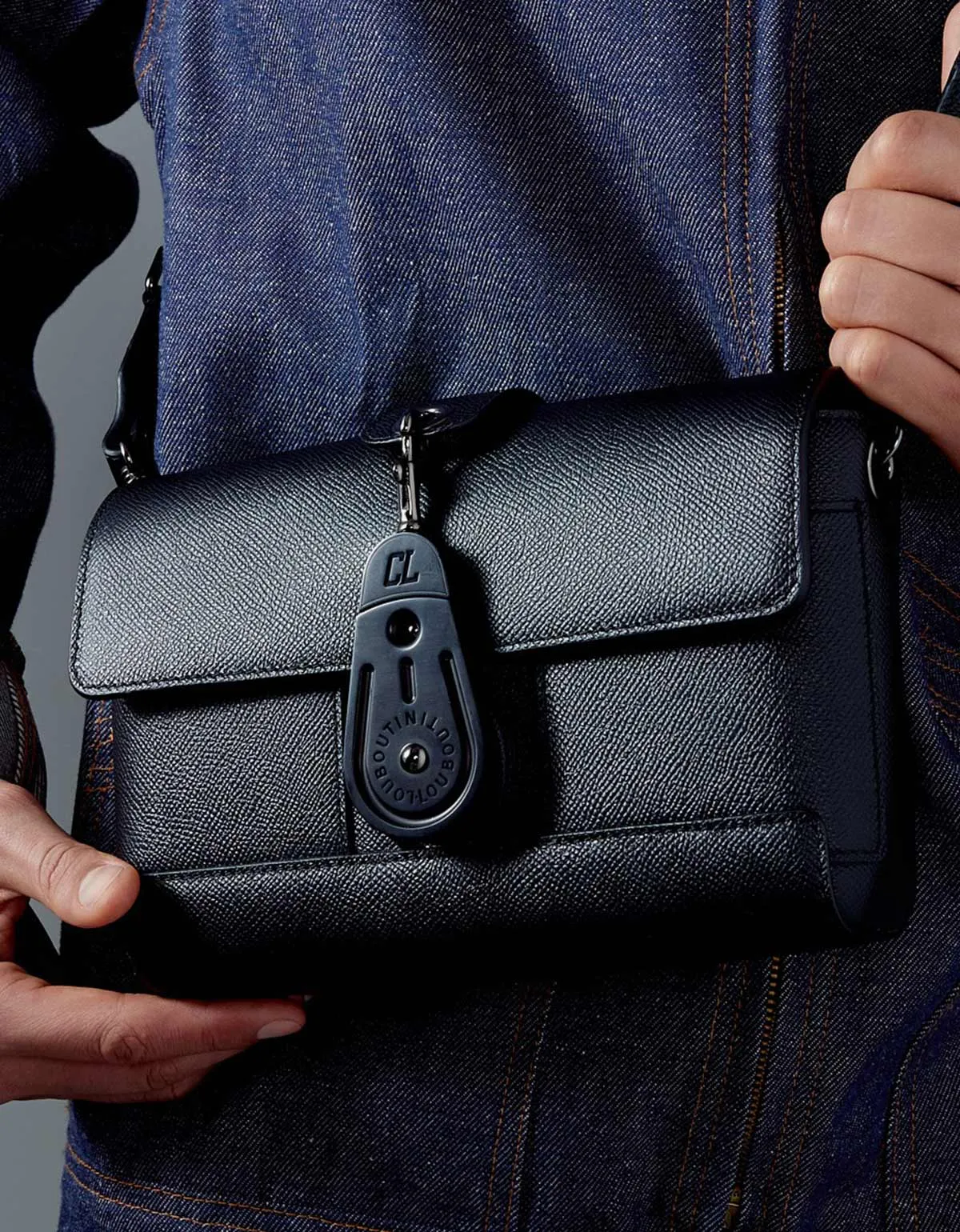 Christian Louboutin Groovy Black Crossbody Bag -