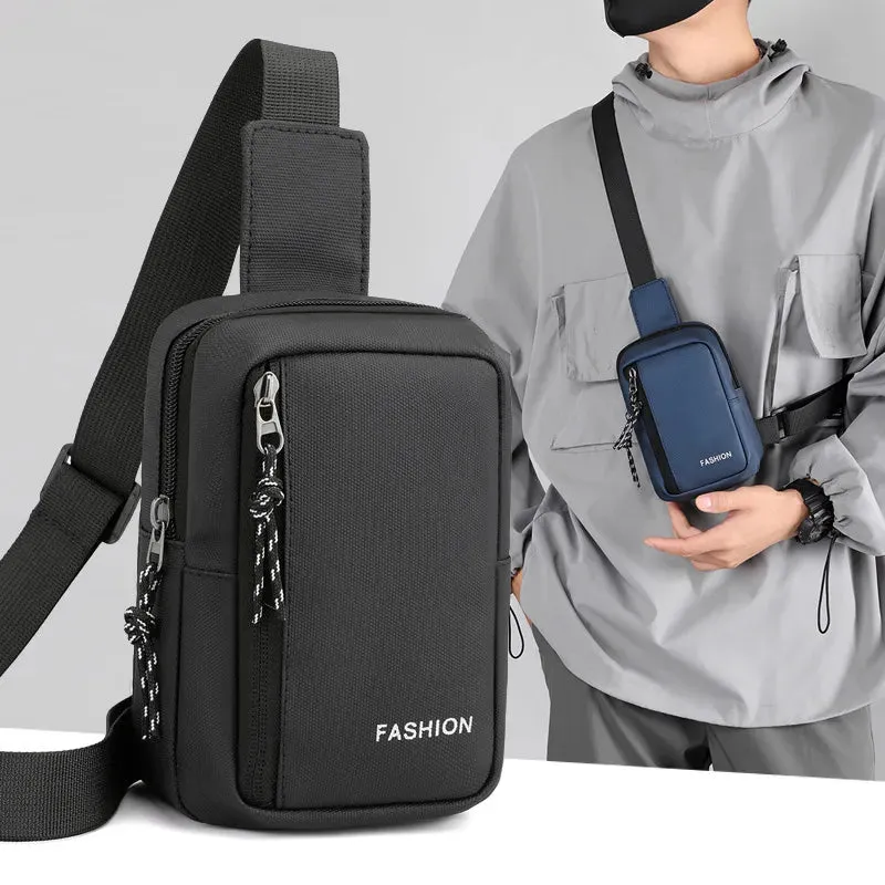 Compact Urban Crossbody Oxford Bag for Men