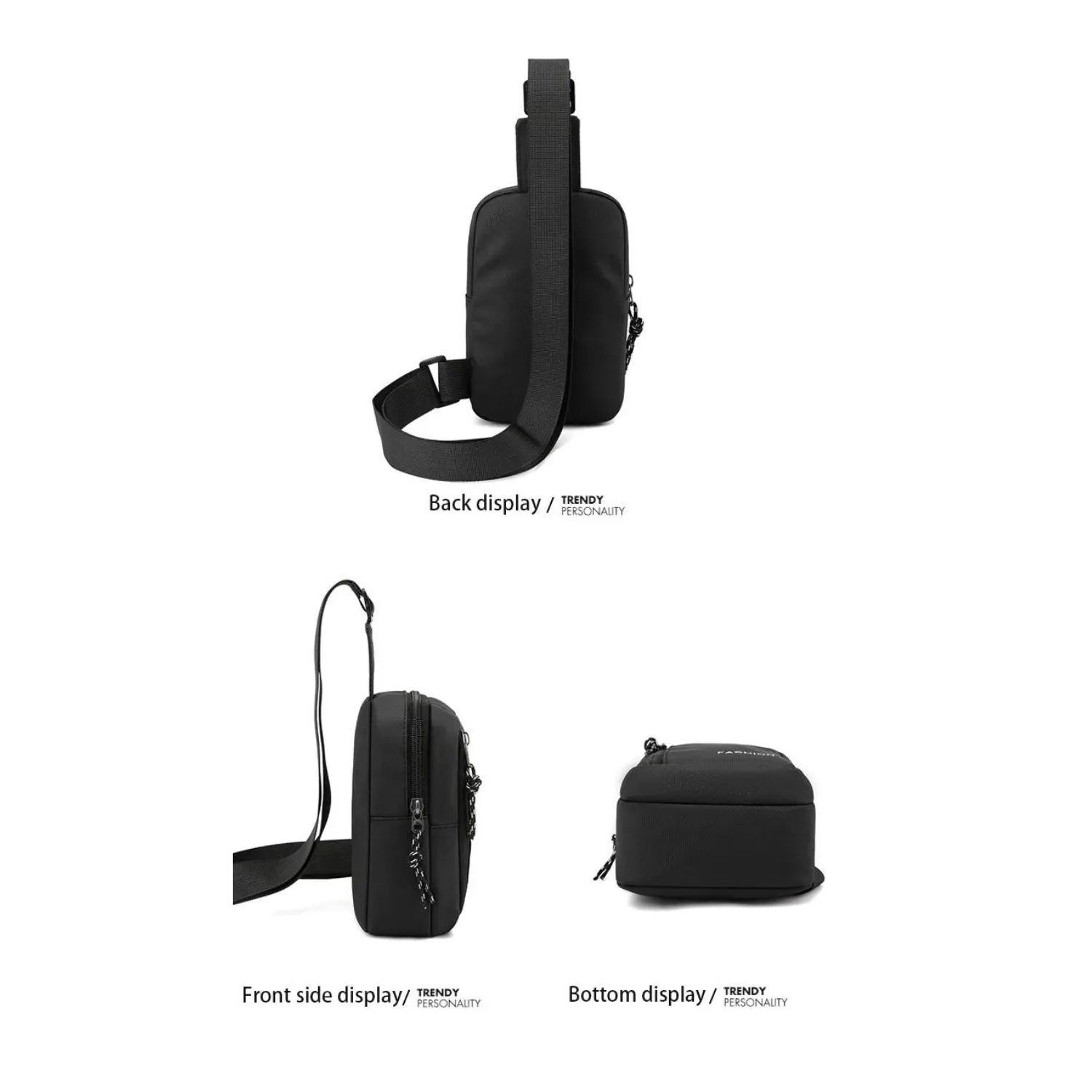 Compact Urban Crossbody Oxford Bag for Men
