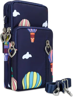 DOB SECHS Small Crossbody Wallet Phone Bag Shoulder Strap Wallet Pouch for Women Mini Crossbody Cell Phone Purse