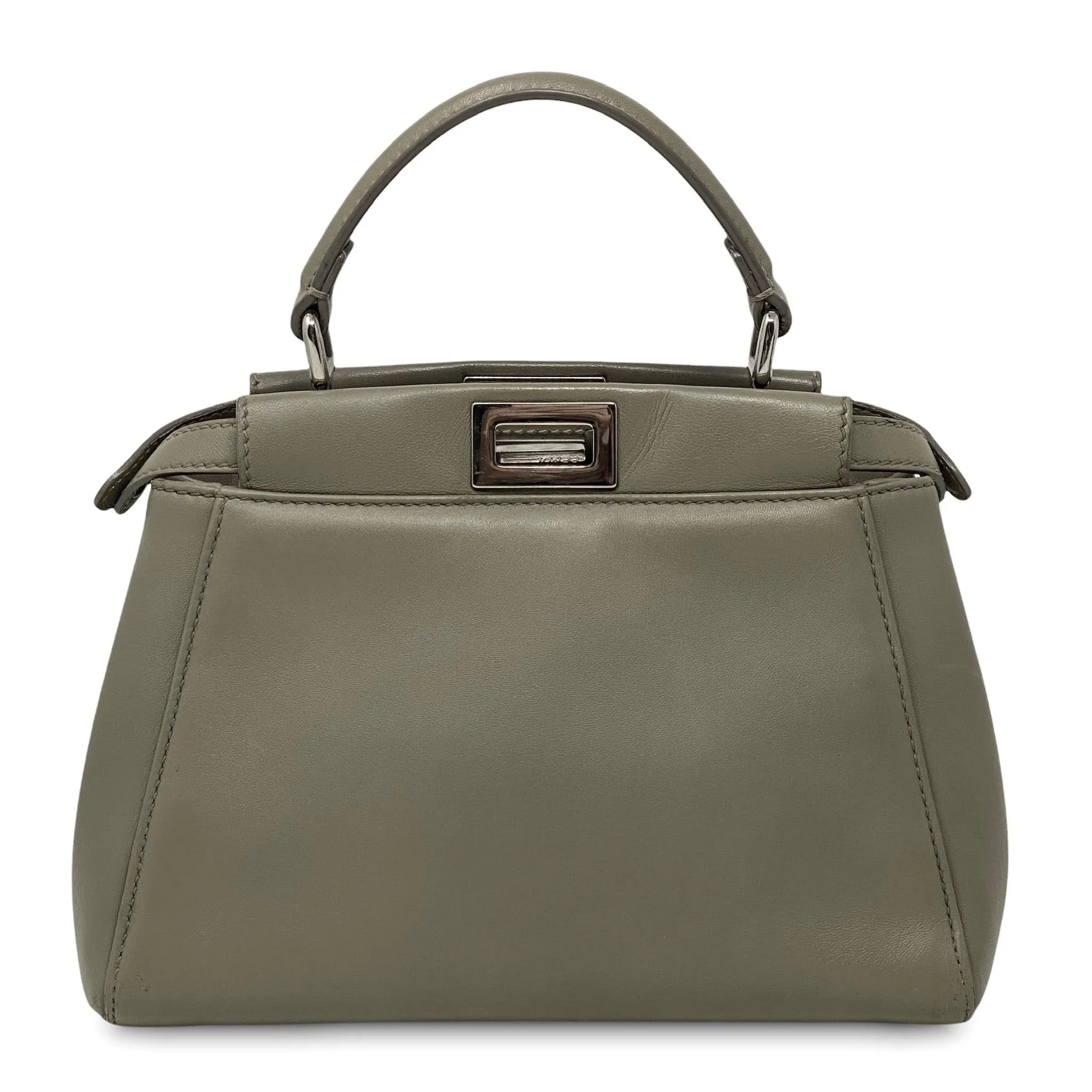 Fendi Grey Mini Peekaboo Bag