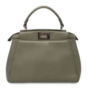 Fendi Grey Mini Peekaboo Bag