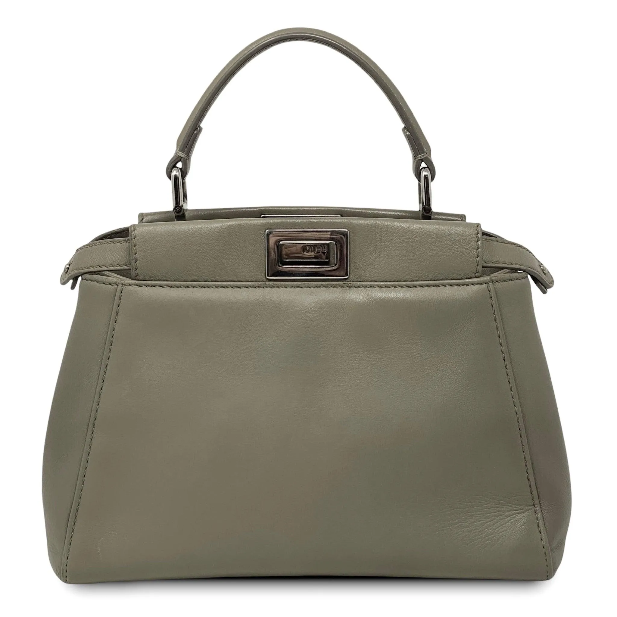 Fendi Grey Mini Peekaboo Bag