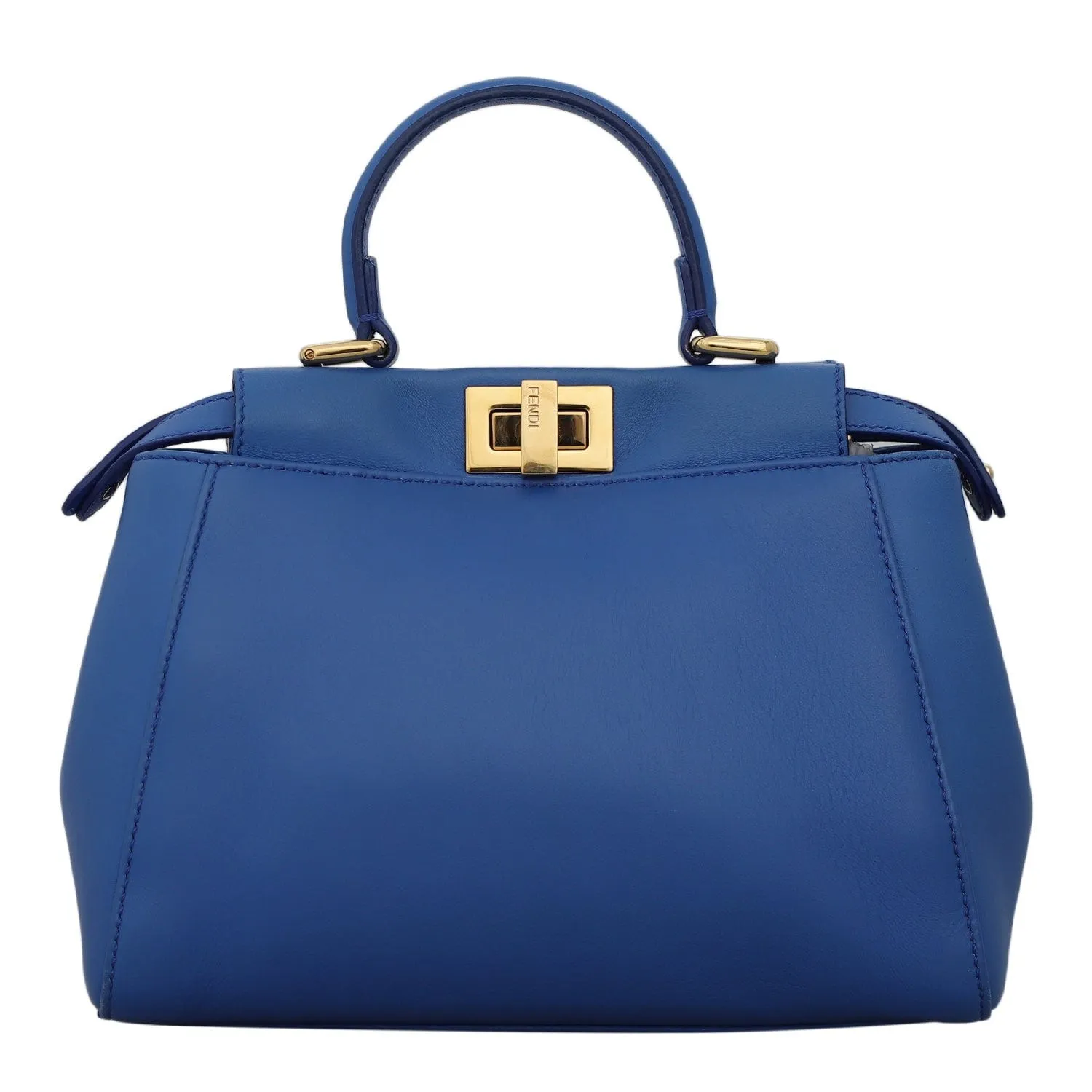 Fendi Mini Peekaboo Bag Blue 03560B