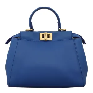 Fendi Mini Peekaboo Bag Blue 03560B