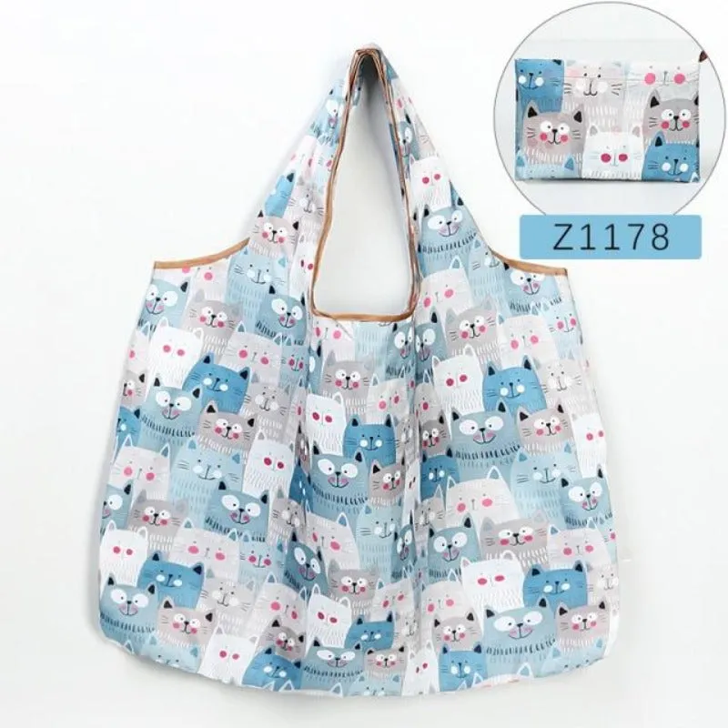 Foldable Nylon Tote Bag