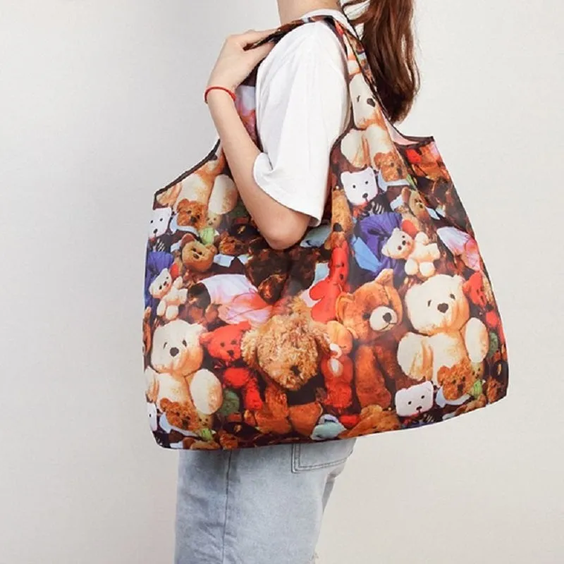 Foldable Nylon Tote Bag