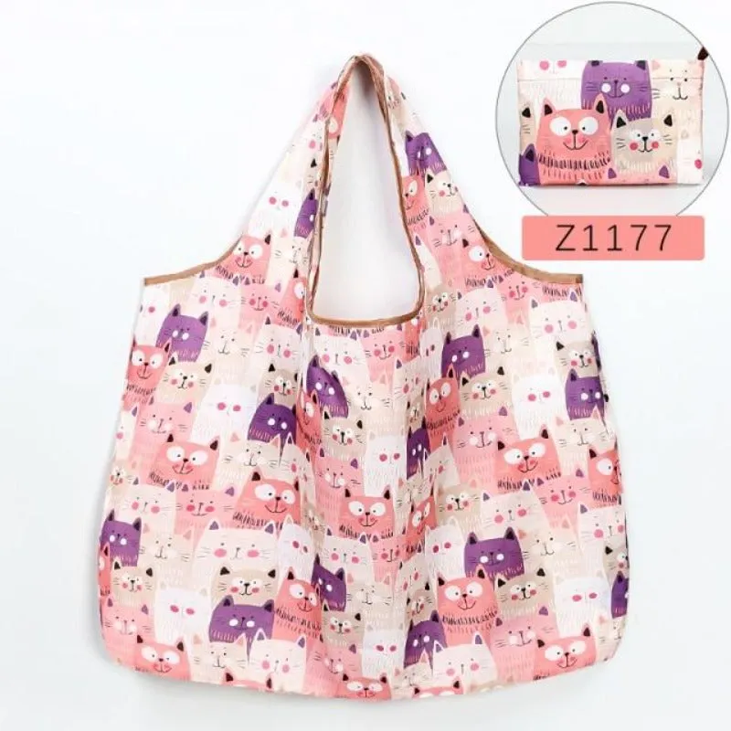 Foldable Nylon Tote Bag