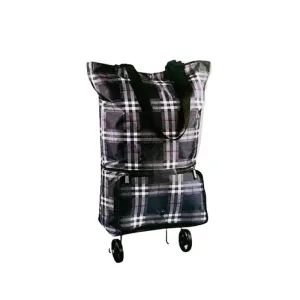 Foldable Shopping Bag With Wheels F34-8-669