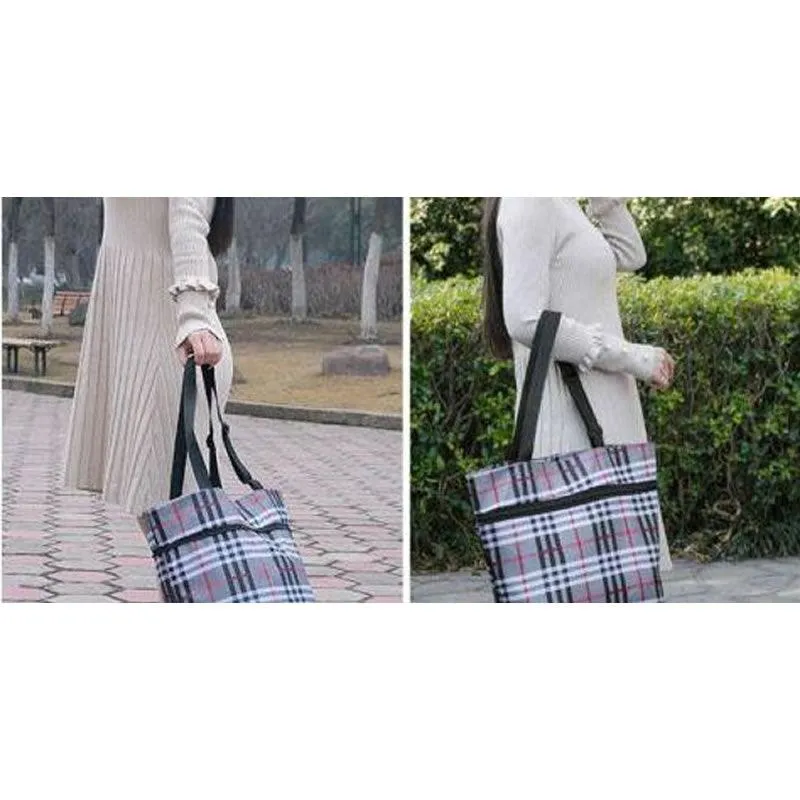 Foldable Shopping Bag With Wheels F34-8-669