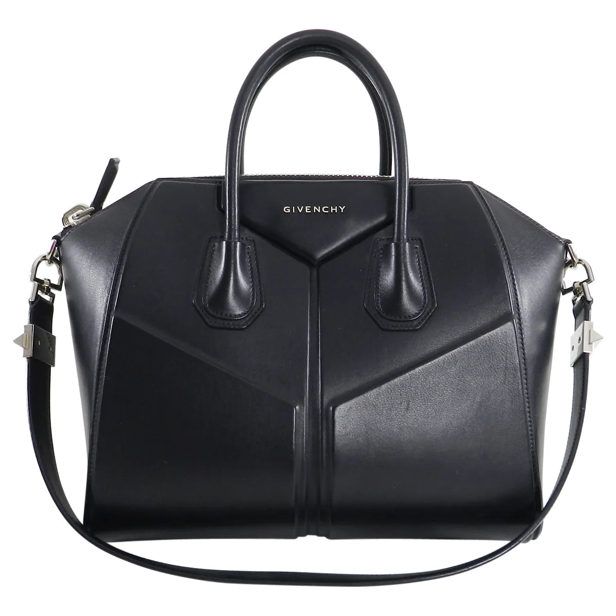 Givenchy Black Leather Antigona 3-D Animation Bag Medium