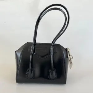 Givenchy Black Mini Antigona Lock Handbag