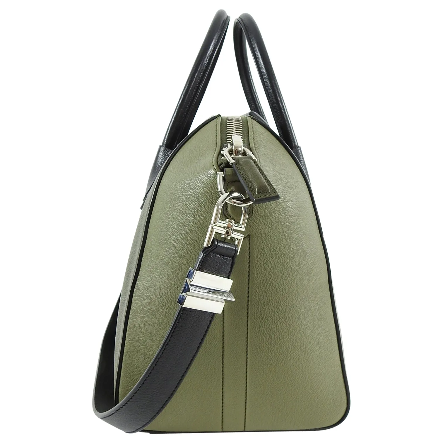 Givenchy Tricolor Olive Green Antigona Medium Bag