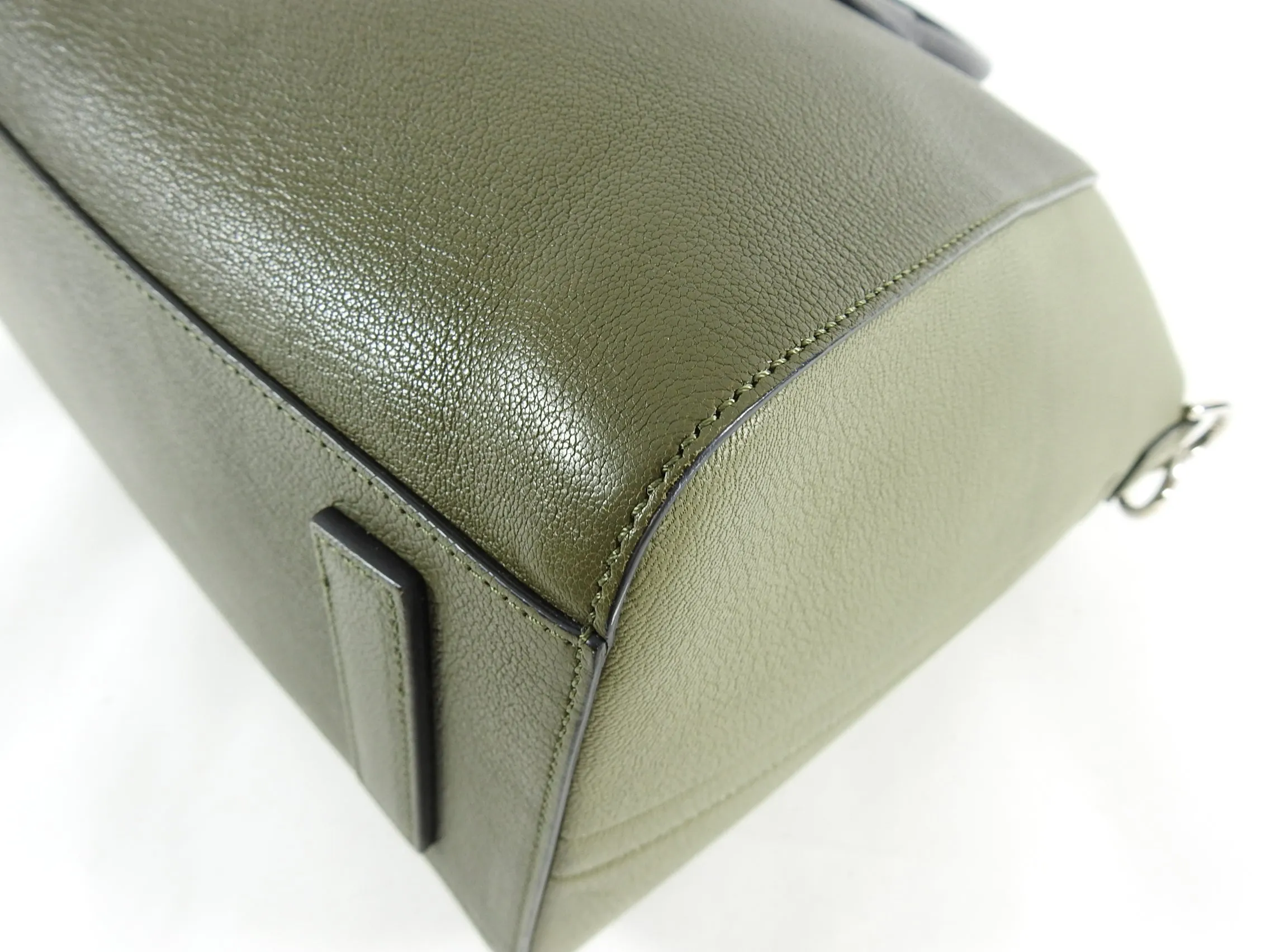 Givenchy Tricolor Olive Green Antigona Medium Bag