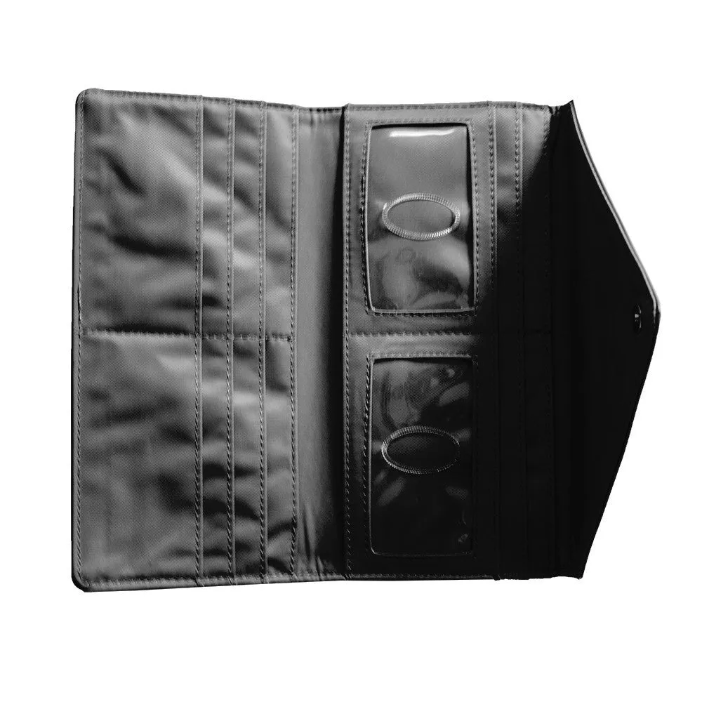 Leather Slimvelope Black