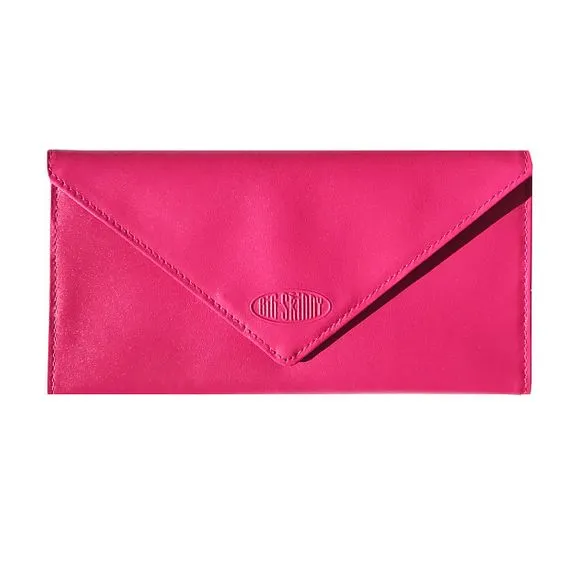 Leather Slimvelope Fuchsia