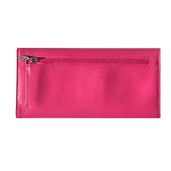 Leather Slimvelope Fuchsia