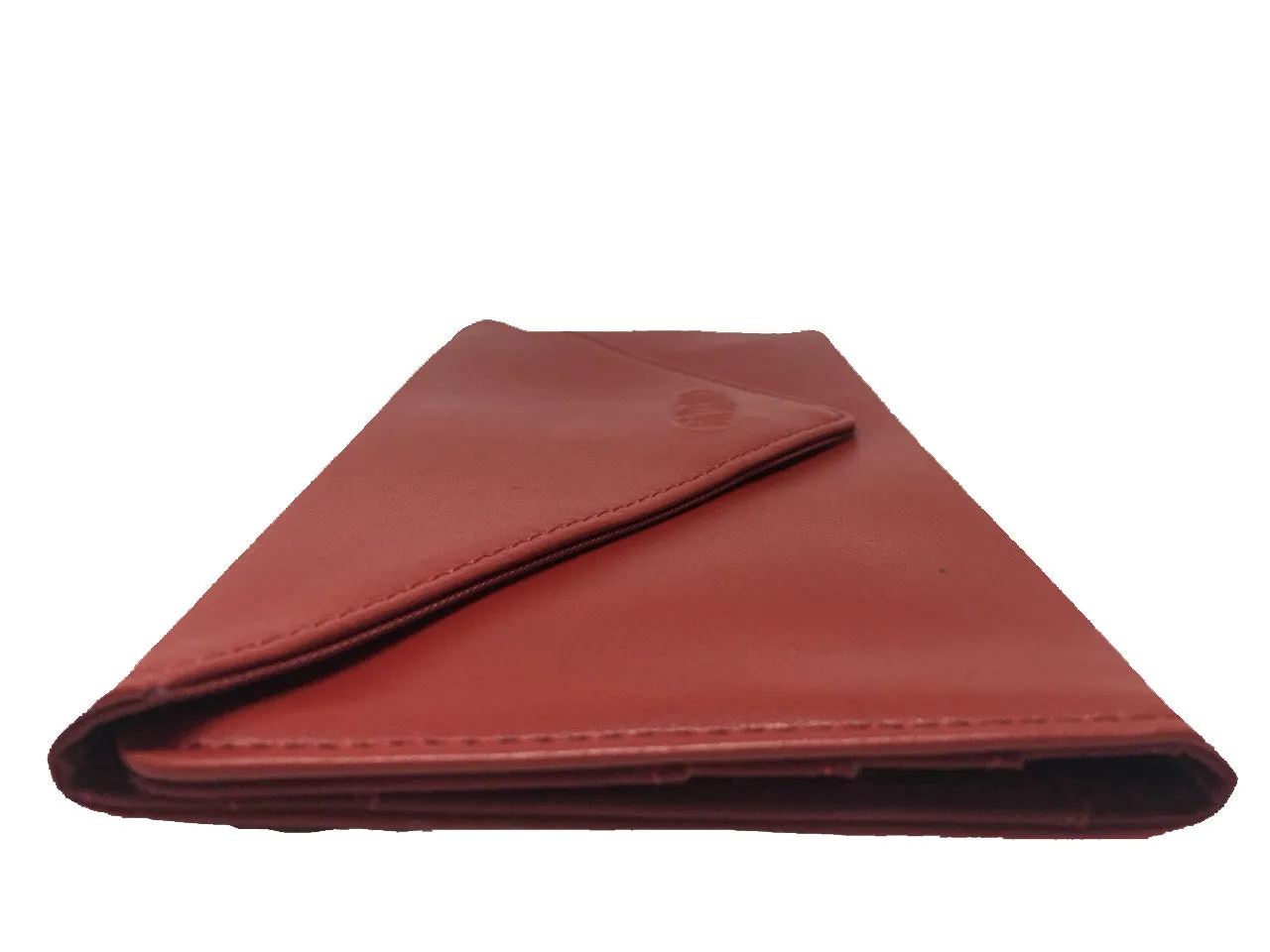 Leather Slimvelope Red