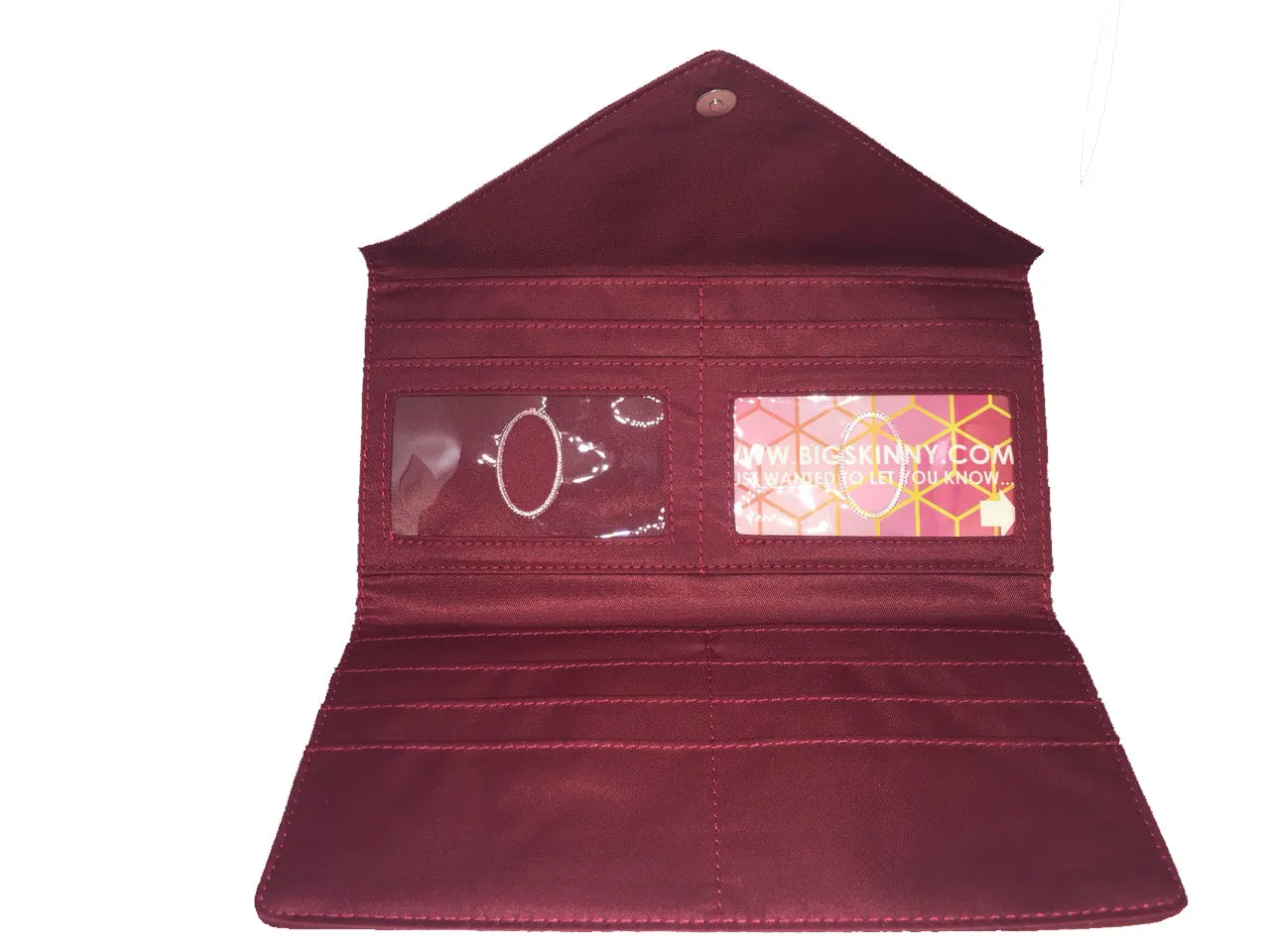 Leather Slimvelope Red