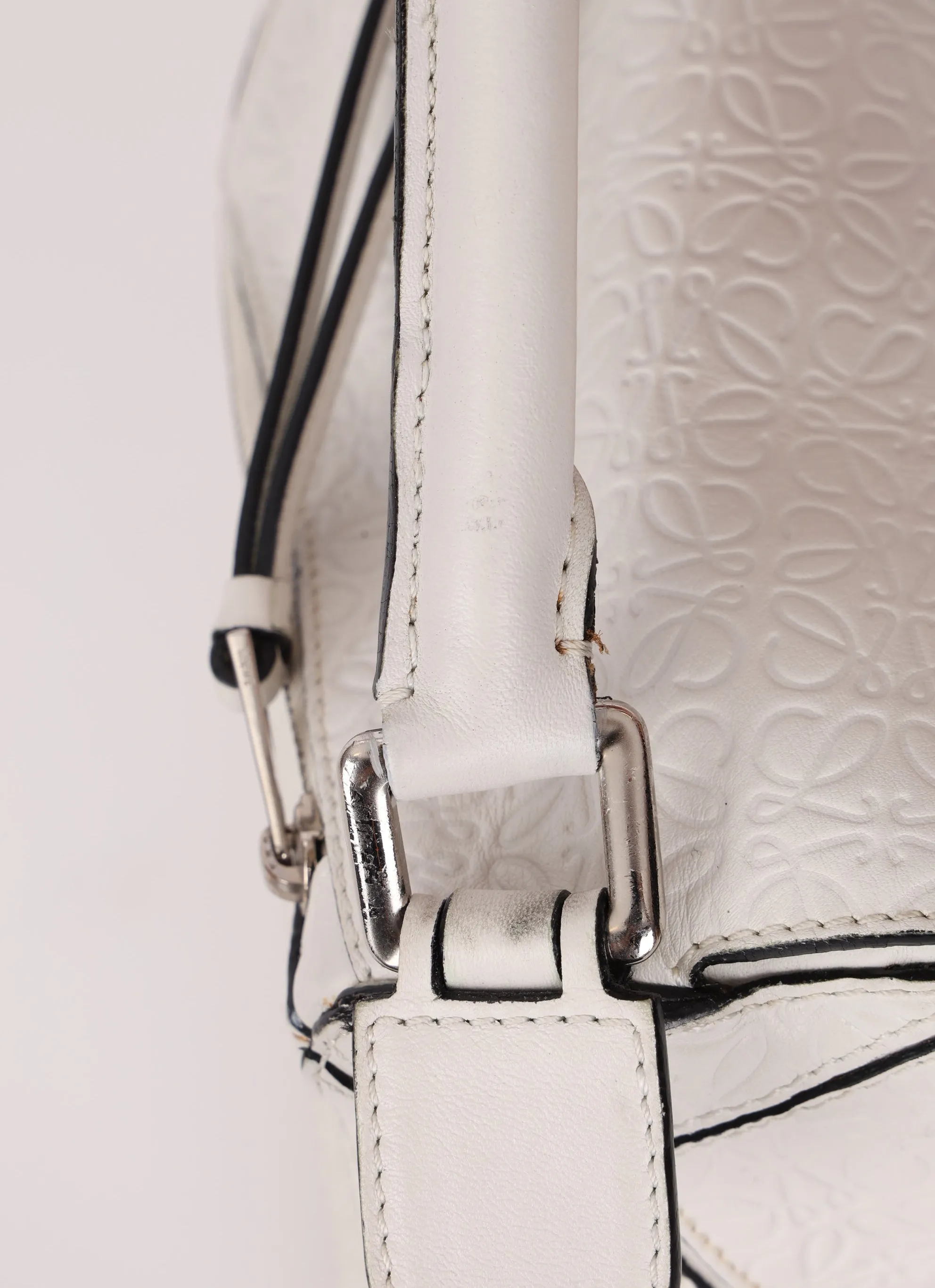 Loewe Anagram Embossed Calfskin Small Puzzle Bag
