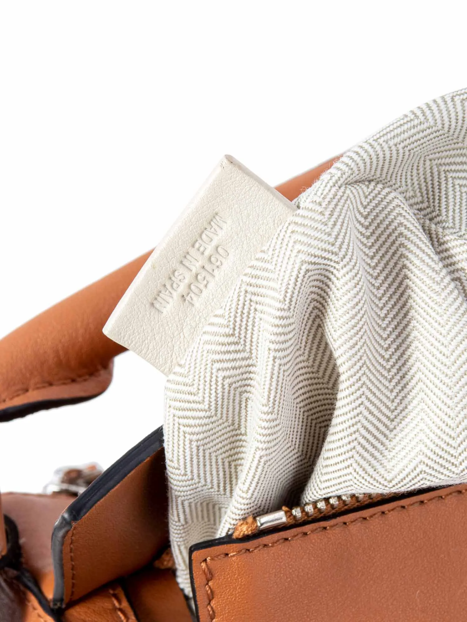 Loewe Leather Puzzle Top Handle Bag Brown
