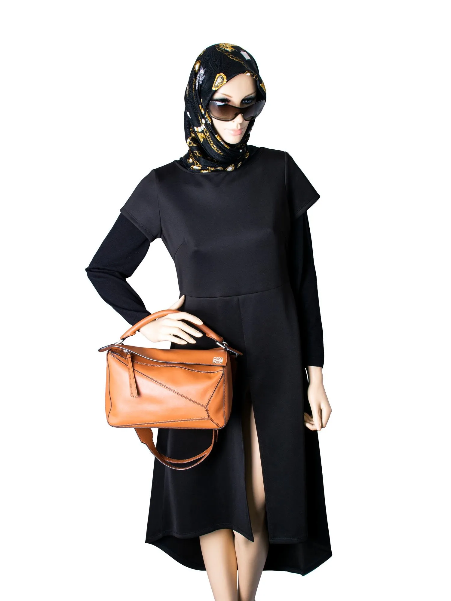 Loewe Leather Puzzle Top Handle Bag Brown
