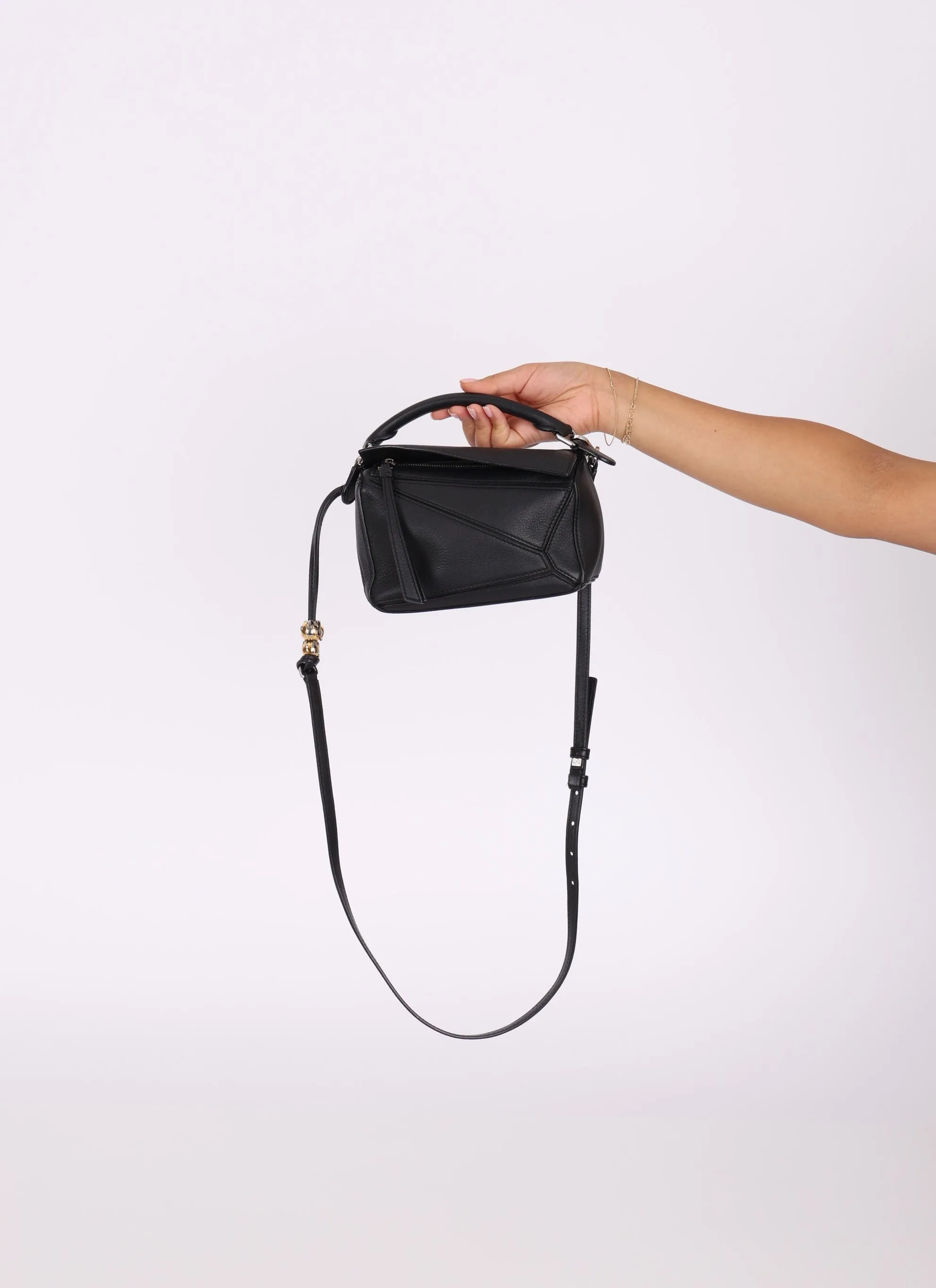 Loewe Mini Puzzle Bag w/ Loewe Panda Charms