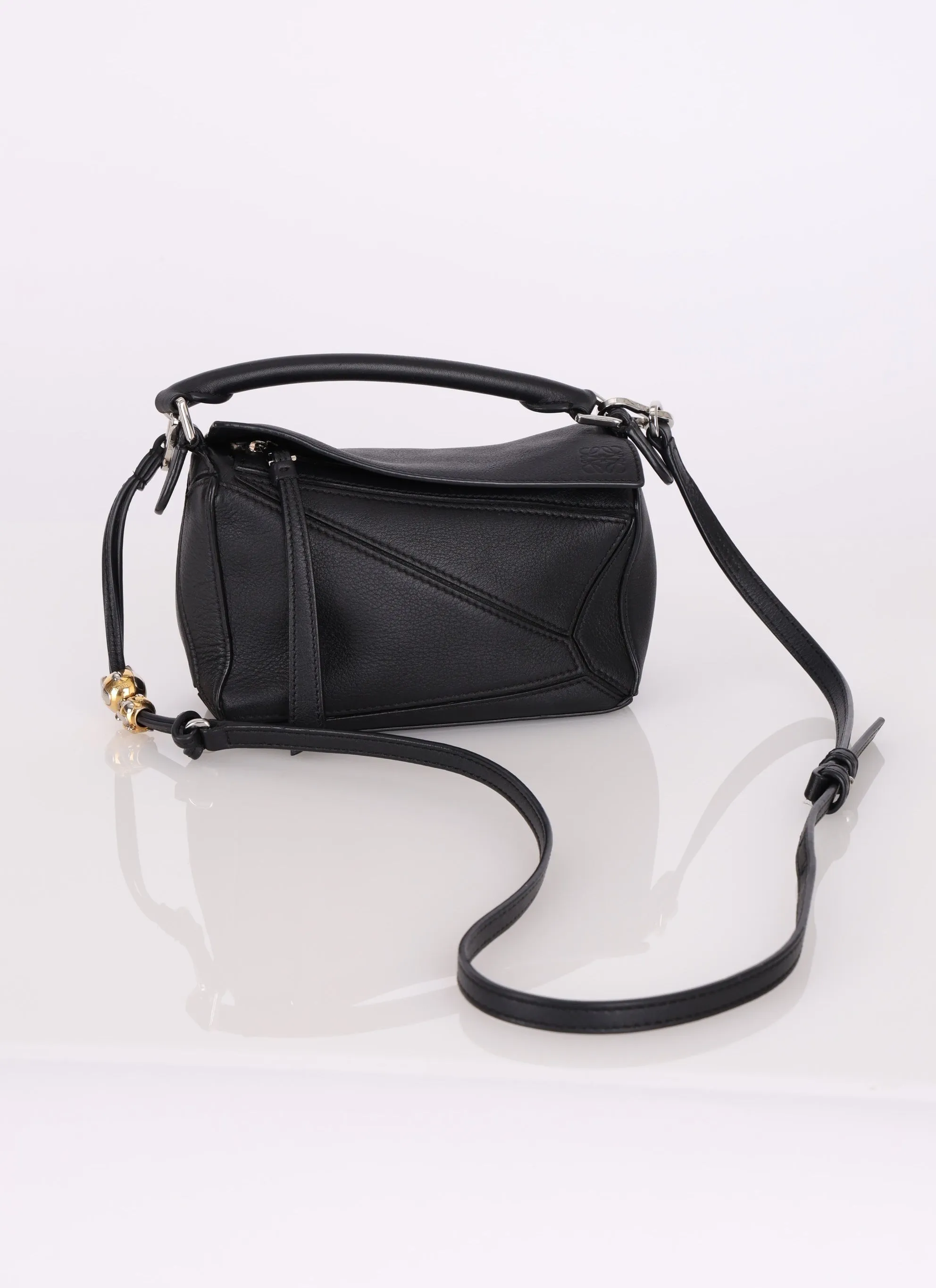 Loewe Mini Puzzle Bag w/ Loewe Panda Charms