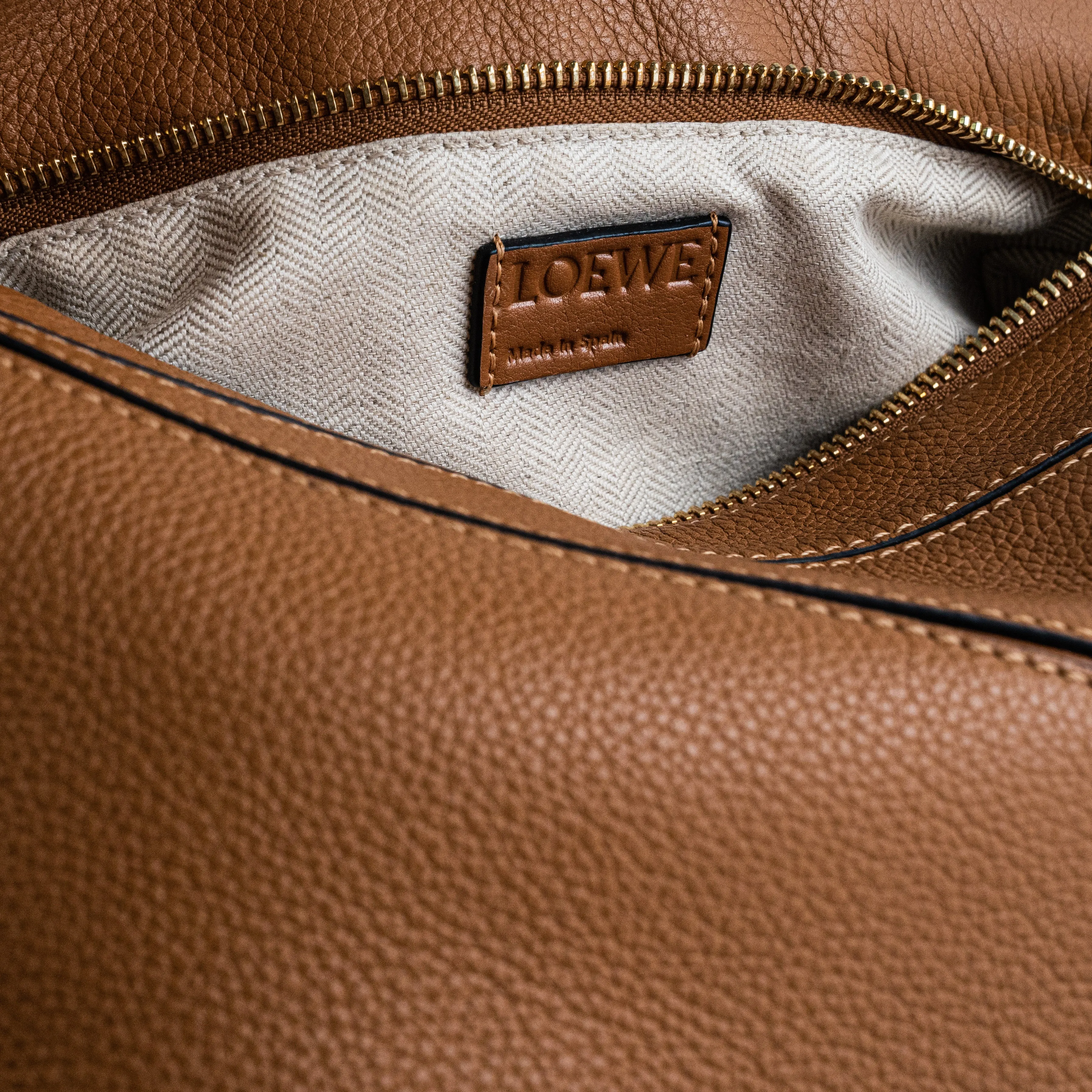 Loewe Small Puzzle Light Caramel Bag