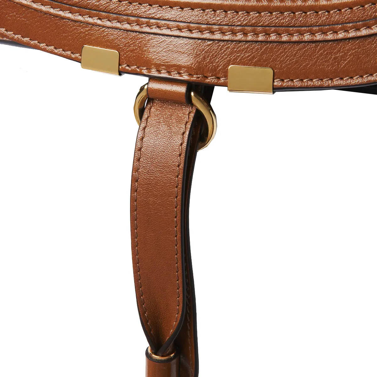 Marcie Small Shiny Double Carry Bag