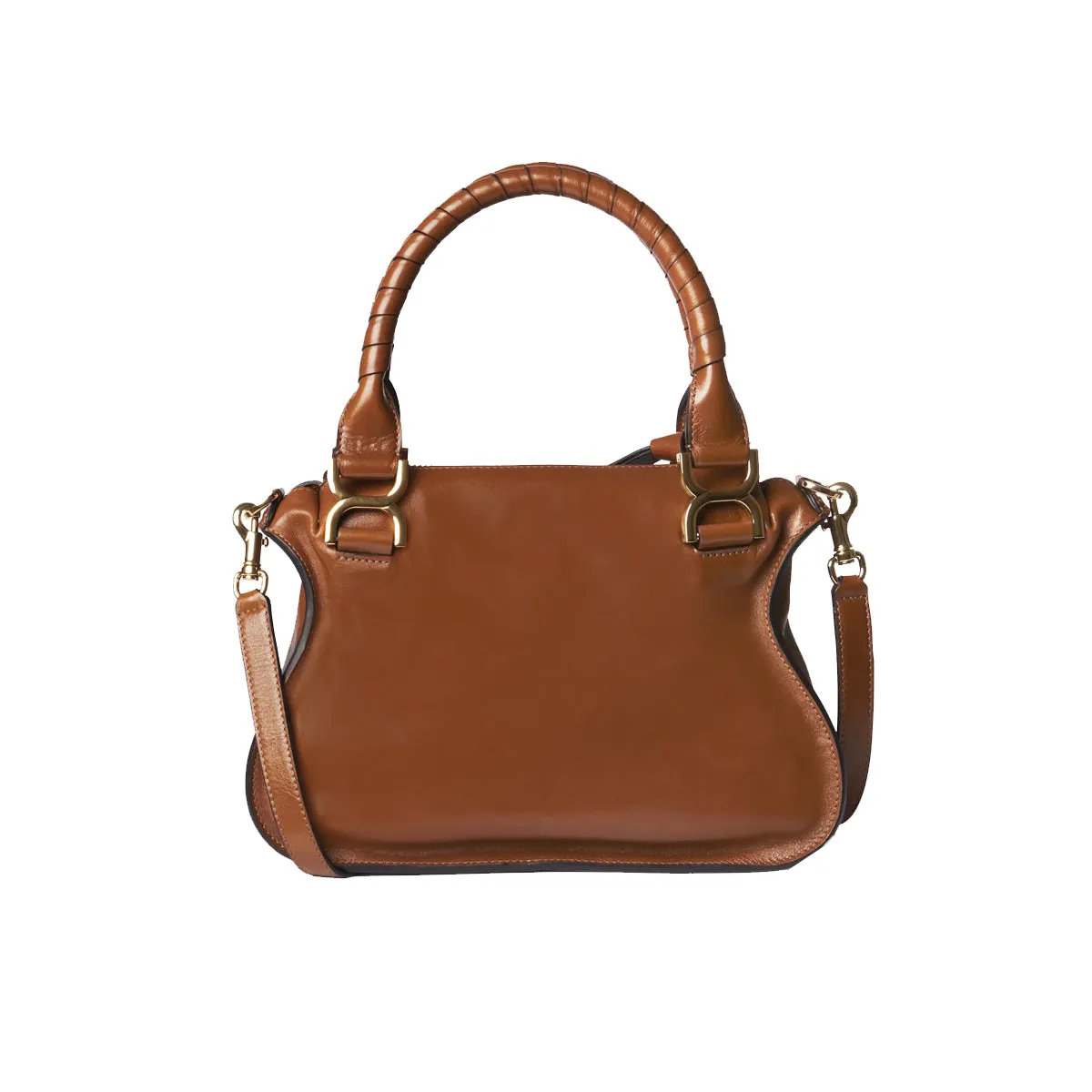 Marcie Small Shiny Double Carry Bag
