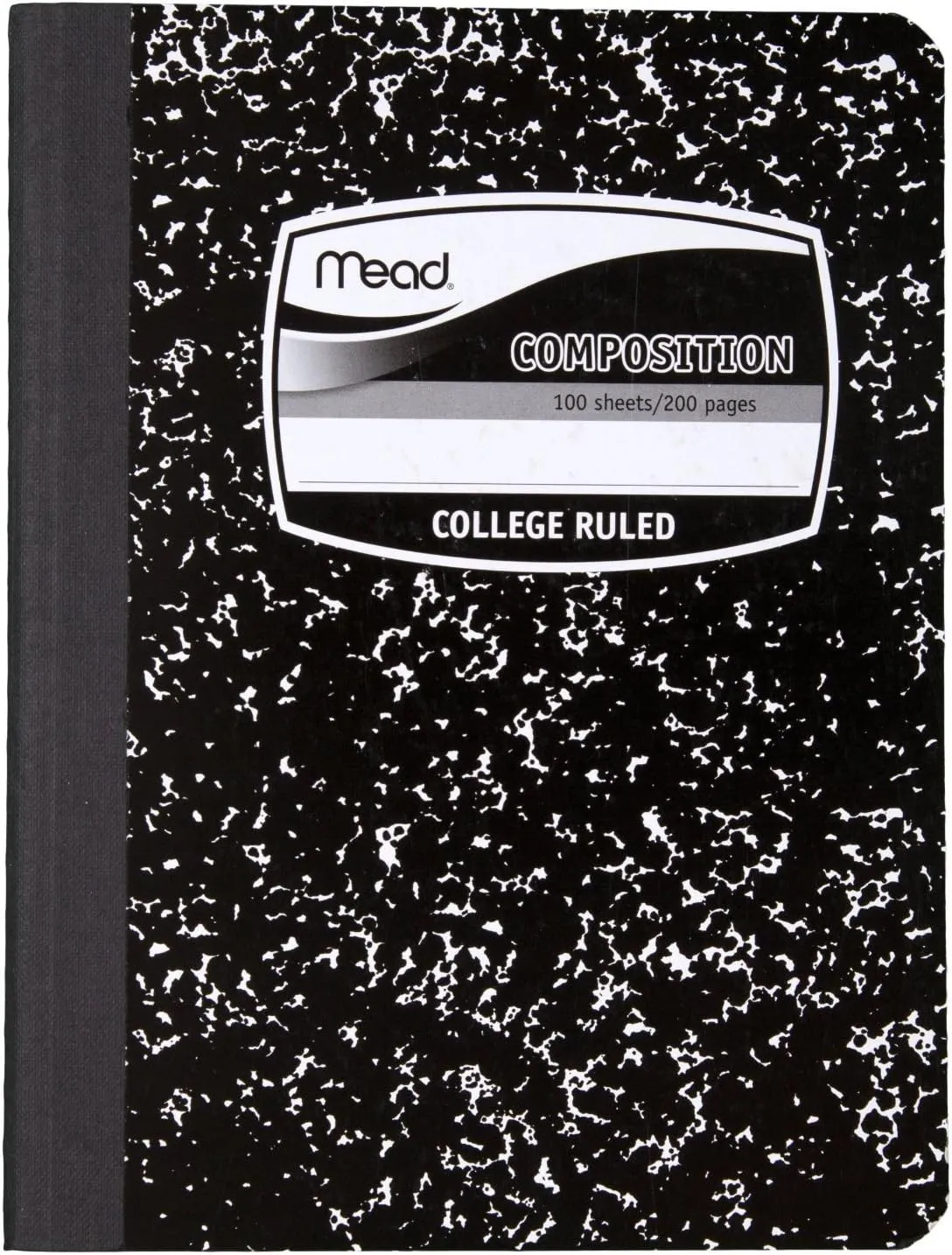 Mead Composition Books/Notebooks, College Ruled Paper, 100 Sheets, 5 Pack (72930)