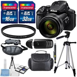 Nikon COOLPIX P900 Digital Camera with Accessory Bundle and Cleaning Accessories